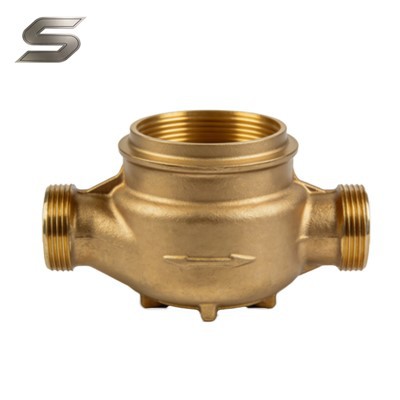 Žalvarinis vandens skaitiklio korpusas